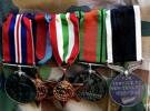 Laurie Ball's medals are treasured by his family