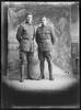 Portrait of Gerald Gower (left) and Alfred Featherston Gower (right), 1917, Wellington, by Berry &amp; Co. Purchased 1998 with New Zealand Lottery Grants Board funds. Te Papa (B.044842)