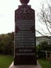 Nurse Jamieson on Rewa war memorial in grounds of Old School. Note another Jamieson from WW2.