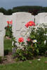 James Michie's gravestone, Tyne Cot Cemetery, Zonnebeke, West-Flanders, Belgium.