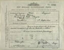1NZEF Discharge Papers Sgt Courtenay Kenny 1917.