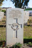 Charles Williams's gravestone, Enfidaville War Cemetery, Tunisia.