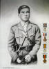 Redrawn by Allan Patterson from original photograph from 13th AIF records. Medals added by Chaplows in Upper Hutt.