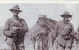Photograph of my father Richard Horne Templeton and mate with Bedouin 1917