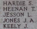 Leslie's name is on Chunuk Bair New Zealand Memorial to the Missing, Gallipoli,Turkey.