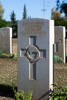 Colin's gravestone, Enfidaville War Cemetery, Tunisia.