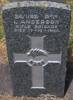 NZEF, 26/1182 Rfm L ANDERSON, Rifle Brigade, died 17 October 1940.