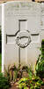 Headstone of his grave - Delville Wood Cemetery, Longueval, Northern France.   XXIV.N.5.