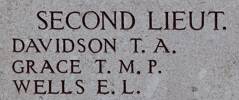 Thomas Grace's name is on Chunuk Bair New Zealand Memorial to the Missing, Gallipoli, Turkey.