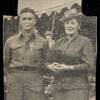 Receiving Military Cross. Wife Ida Lambert in attendance 