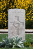 Alexander's gravestone, Sangro River War Cemetery, Italy.