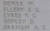 Frank's name is inscribed on Tyne Cot Memorial to the Missing, Belgium.