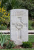 Colin's gravestone, Sangro River War Cemetery, Italy.