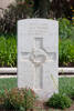 Hugh's gravestone, Sangro River War Cemetery, Italy.