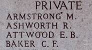 Robert's name is on Chunuk Bair New Zealand Memorial to the Missing, Gallipoli, Turkey