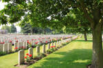 Lijssenthoek Military Cemetery, Poperinge, West-Flanders, Belgium.