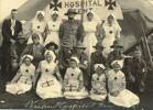 Rev. Angus MacDonald photographed with the Waipu Hospital tent before departing for WWI