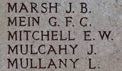 Eric's name is on Chunuk Bair New Zealand Memorial to the Missing, Gallipoli, Turkey.