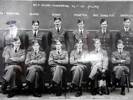Trevor Harold Hadley, front centre seated. Air Force training photo from Kinross in 1940