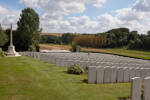 Bagneux British Cemetery, Gezaincourt, Somme France.