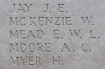 Ernest's name is inscribed on Tyne Cot Memorial to the Missing, Belgium.