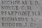 Harold's name is inscribed on Caterpillar Valley NZ Memorial to the Missing, France.