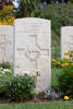 Frank's gravestone, Sangro River War Cemetery, Italy.
