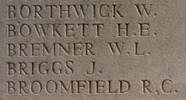 Joel's name is inscribed on Messines Ridge NZ Memorial to the Missing, West-Flanders, Belgium.