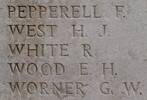 Ralph's name is inscribed on Tyne Cot Memorial to the Missing, Belgium.