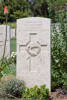 Oriel's gravestone, Sangro River War Cemetery, Italy.