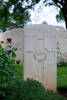 Neville's gravestone, Cassino War Cemetery, Italy.