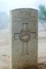 The headstone of C T Davies who is buried in the Alamein Cemetery, Egypt