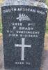 South African War, 2612 Pte P BRADY, 5th Contingent, died 2 March 1948 aged 72.