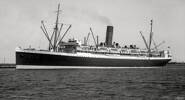 Troopship HMNZT 86 Maunganui which took George to Plymouth Devon Enbgland.
