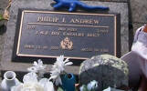 1177, 2nd NZEF, L/Sgt PHILIP J. ANDREW, 1 NZ Div Cavalry Regt, died 12.10.2003 aged 89 years He is buried in the Taruheru Cemetery, Gisborne Block RSA 32 Plot 42