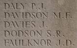John's name is inscribed on Messines Ridge NZ Memorial to the Missing, West-Flanders, 