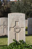 Angus's gravestone, Damascus Commonwealth War Cemetery, Syria.