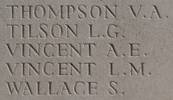 Ashley's name is inscribed on Messines Ridge NZ Memorial to the Missing, West-Flanders, Belgium.