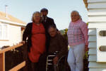 Anne Dixon (Selwyn's daughter), Paul Dixon, Selwyn Sands and Fay Sands (Selwyn's wife)