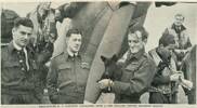 Pilot-Officer D T Clouston - of Auckland with Squadron Mascot.