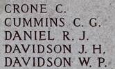 Colin's name is on Chunuk Bair New Zealand Memorial to the Missing, Gallipoli, Turkey.