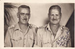 Postcard picture of brothers Win and Oliver Wood sent to their sister Jean Wood from Egypt, September 1942