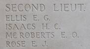 Edwin's name is inscribed on Tyne Cot Memorial to the Missing, Belgium.