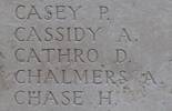 Durham's name is inscribed on Tyne Cot Memorial to the Missing, Belgium.