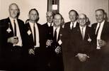 Photograph of the 18th Auckland Battalion Reunion, 1978. Back row L-R: Dick Bishop, John Moir. Front row: Bill Bristow, Jack Middleton, R. Fisher, C. Molesworth, Ted Moore. Image kindly provided by Bill Moir, April 2023.