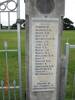 Memorial to the old students of Gisborne High School who fell in the First World War, B. Hawkins to C. F. Woodward. Image kindly provided by John Halpin, CC BY John Halpin, 2009.