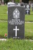 Photograph of gravestone of Isobel Mary Whyte at Hamilton Services Cemetery. Image kindly provided by John Halpin, CC BY John Halpin 2010.