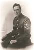 Photograph of Oswald Omundsen in uniform, taken just after his enlistment in 1916. Image kindly provided by Kirstin Stern (January 2024).
