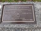 Photograph of Desmond Keith Jonas's gravestone in Maunu Cemetery, Whangarei. Image kindly provided by Diane Butler (February 2024).