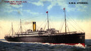 Postcard RMS Athenic, c. 1906? - No known copyright restrictions